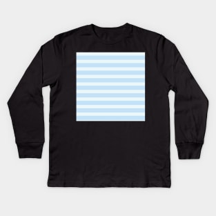 Boy Baby Nursery Blue Collection by Suzy Hager     Stripes Kids Long Sleeve T-Shirt